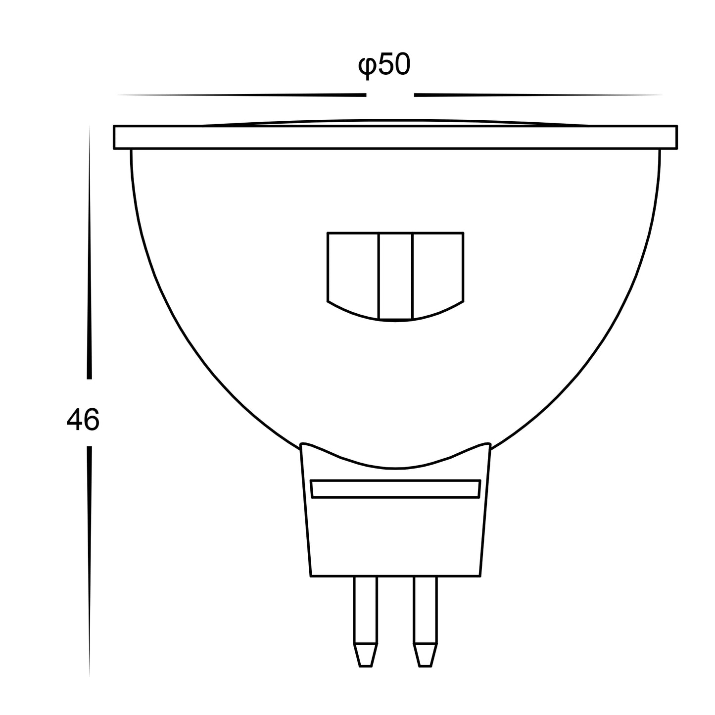 AAEC9587T - 5w Tri Colour MR16 12v DC LED Globe - 3000k, 4000k, 5500k