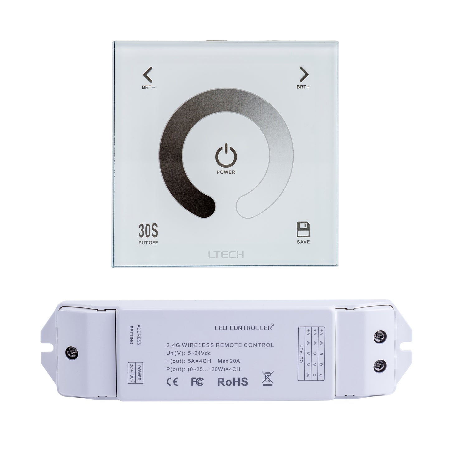 HV9101-DX1-5A - LED Strip Touch Panel Controller + Reciever