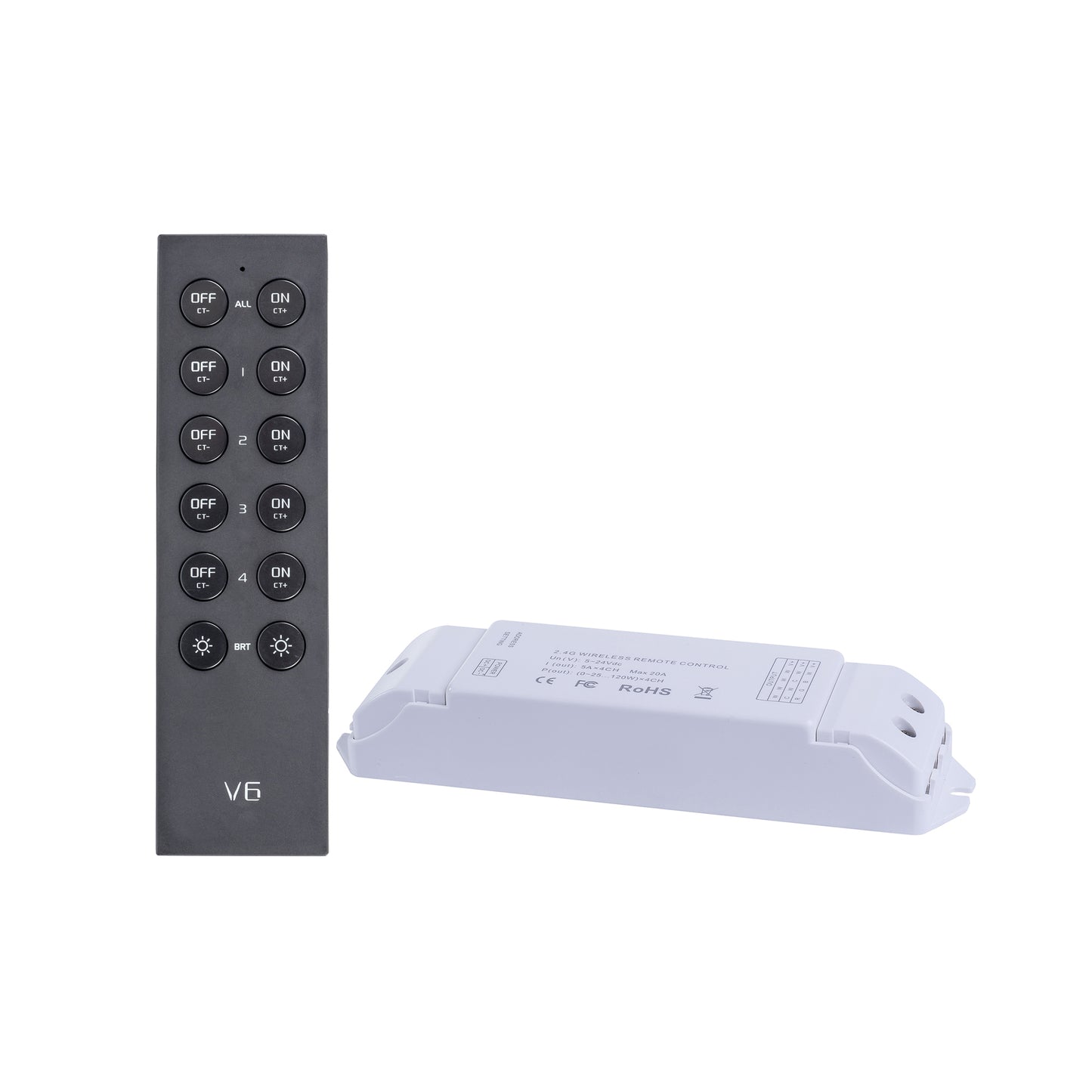 HV9102-V6-5A - CT LED Strip Remote Controller + Reciever