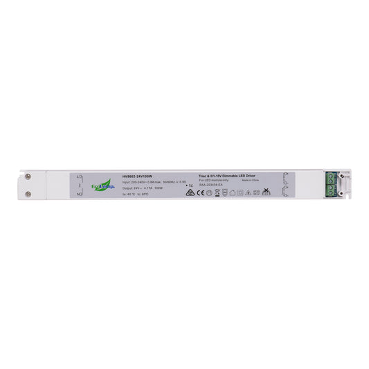 HV9662-100W IP20 Triac + 0-1/10v 2 in 1 Dimmable LED Driver