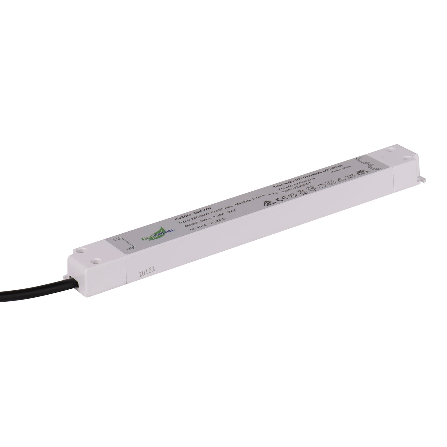 HV9662-30W - IP20 Triac + 0-1/10v 2 in 1 Dimmable LED Driver