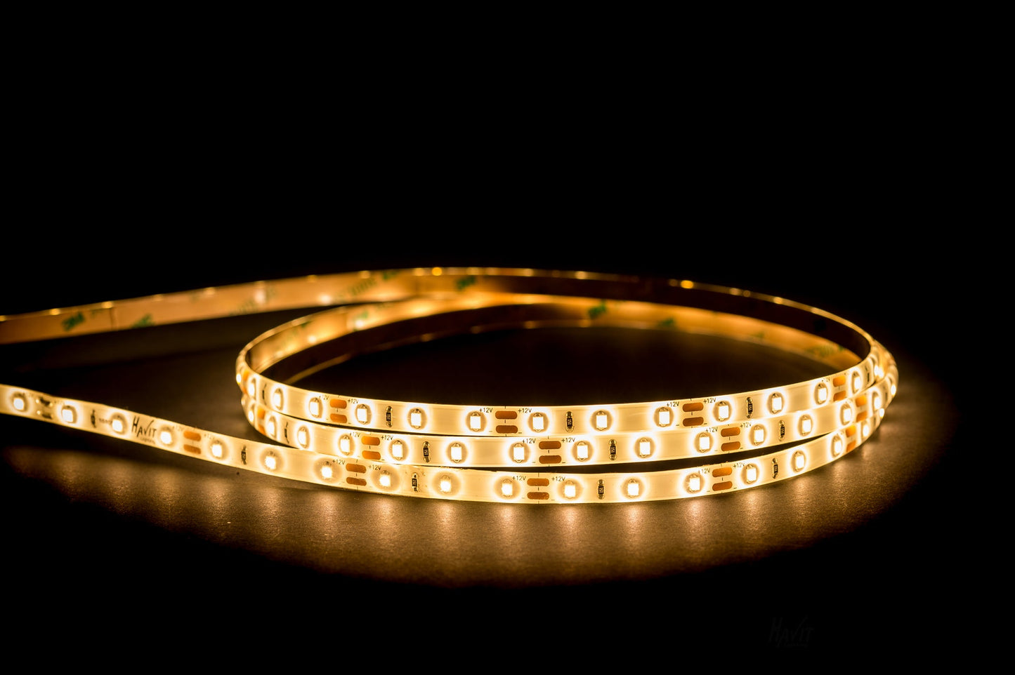 HV9723-IP54-60-3K - 4.8w 12v DC IP54 LED Strip 3000k - 10m Roll