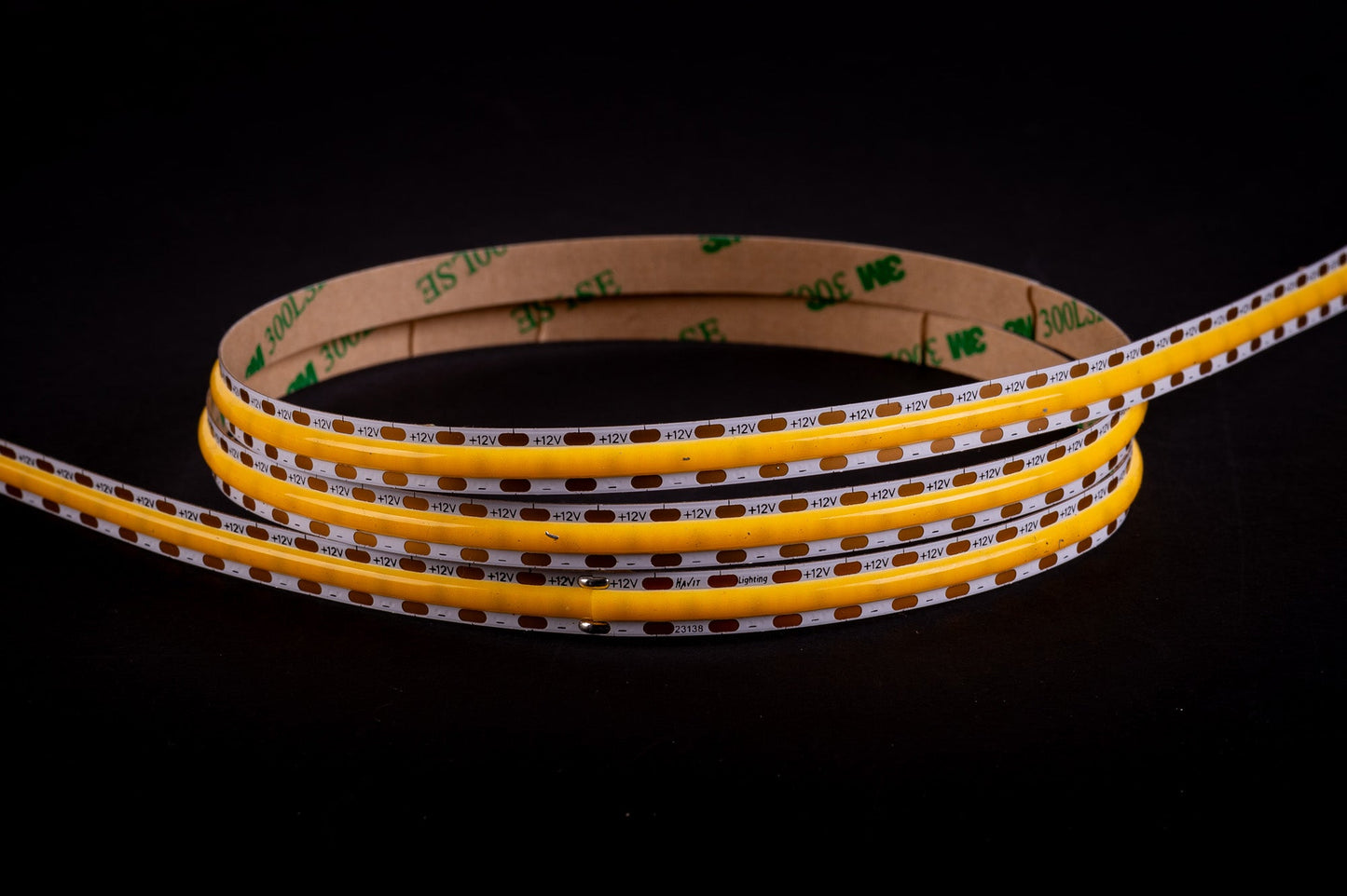 HV9761-IP20-512-4K - 10w IP20 12v DC 4000K COB Dotless LED Strip - 30m Roll