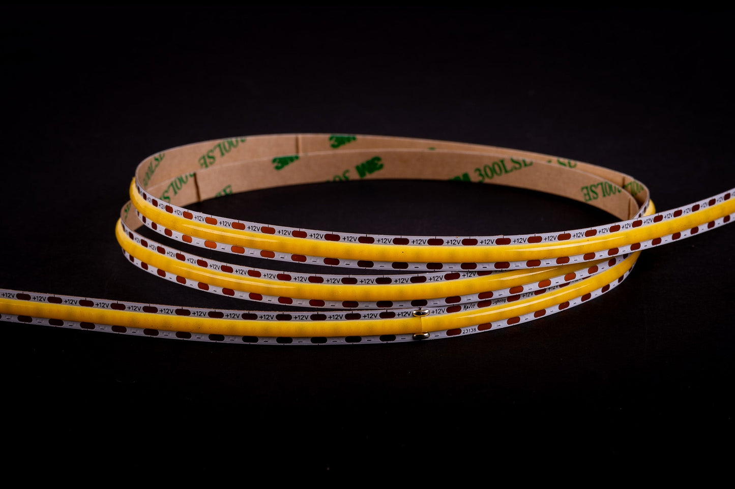 HV9761-IP20-512-5K - 10w IP20 12v DC 5500K COB Dotless LED Strip - 30M Roll