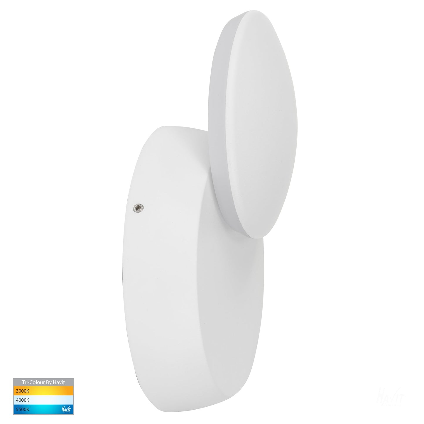 HV3666T-WHT - Pivot White Round LED Wall Light