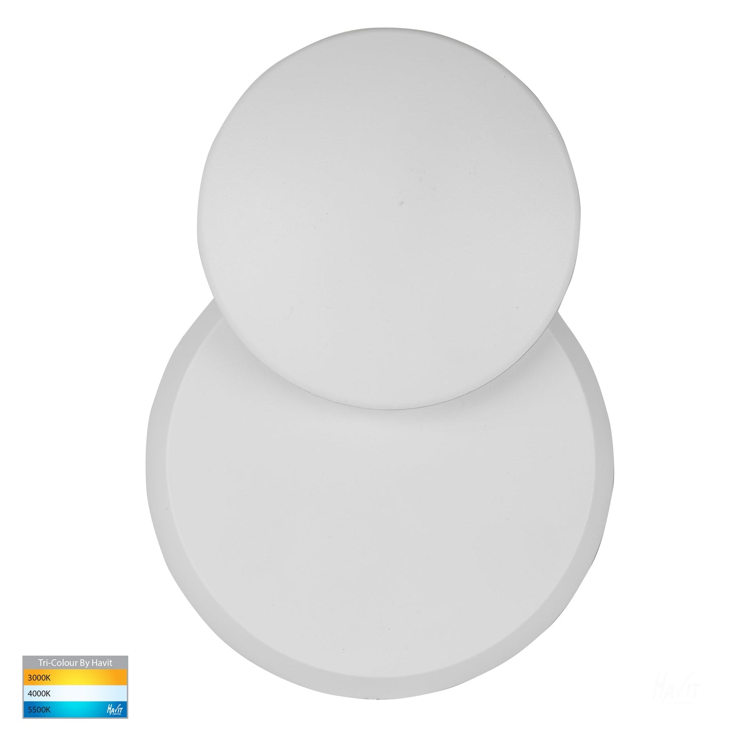HV3666T-WHT - Pivot White Round LED Wall Light