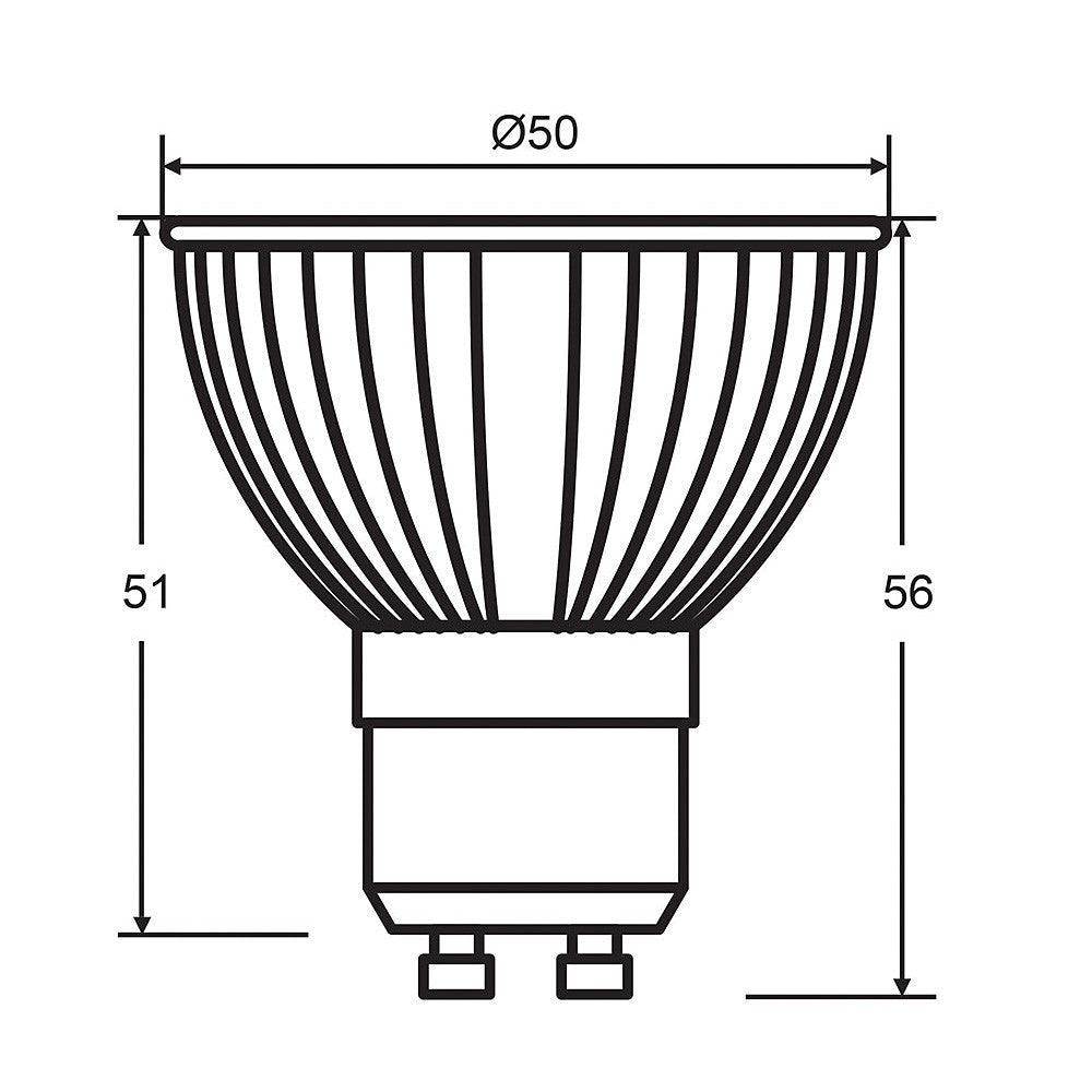 HV9555 - 5w GU10 LED Globe