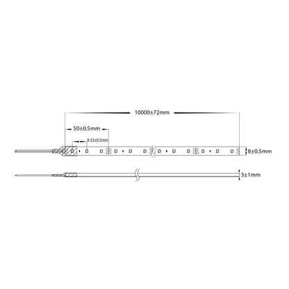 VPR9743IP54-120-10M - VIPER 9.6w 10m LED Strip kit 3000k