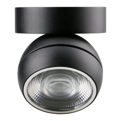 HCP-1020931 - Ondo 6w or 9w Tri Colour Dimmable Black Surface Mounted Spot Light
