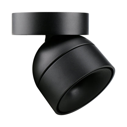 HCP-1020934 - Ondo 6w or 9w Tri Colour Dimmable Black Surface Mounted Spot Light