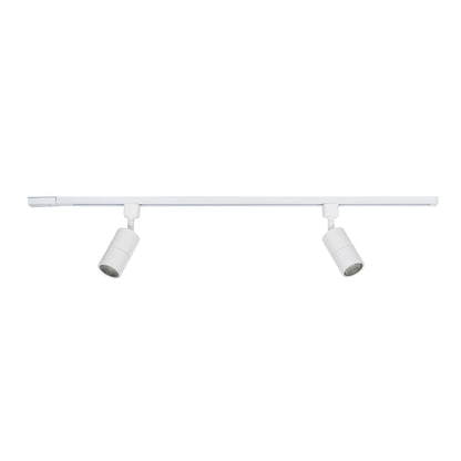 HCP-1031002 - White Single Circuit 2 Light 9in1 Track Light Kit