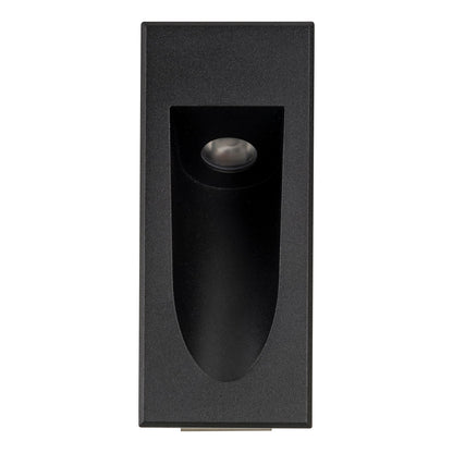 HCP-2220302 - Black Rectangle Recessed 3w LED Triac Dimmable Step Light
