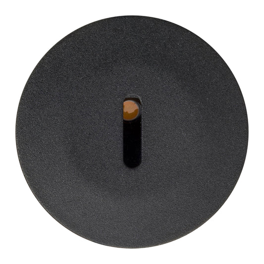HCP-2222302 - Black Round Recessed 3w LED Triac Dimmable Step Light