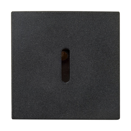 HCP-2224302 - Black Square Recessed 3w LED Triac Dimmable Step Light
