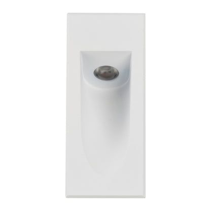 HCP-2230302 - White Rectangle Recessed 3w LED Triac Dimmable Step Light