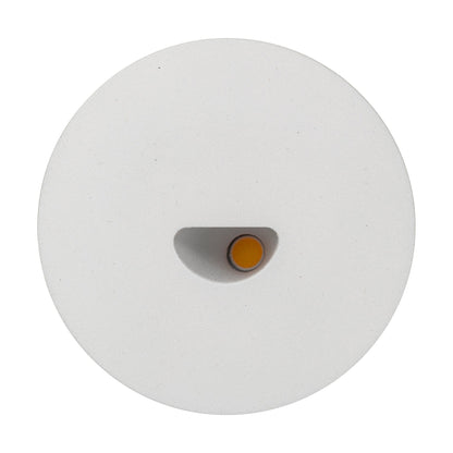 HCP-2231332 / HCP-2231342 / HCP-2231352 - White Round Recessed 3w LED Triac Dimmable Step Light