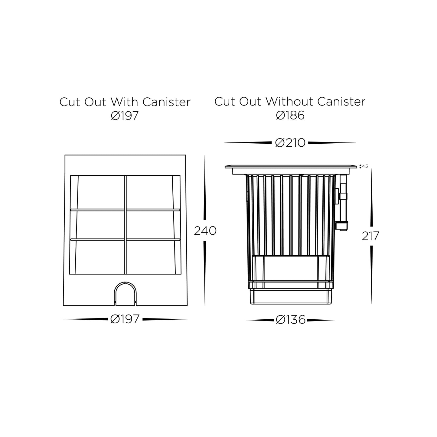 HCP-251184 / HCP-251185 - 18W 316 Stainless Steel Adjustable Inground Light