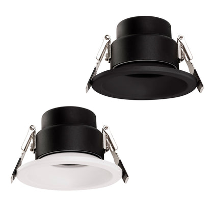 HCP-8150702 - White or Black Deep 7w Recessed LED Downlight