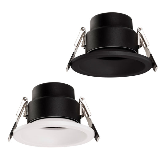 HCP-8150702 - White or Black Deep 7w Recessed LED Downlight