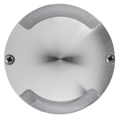 HV2872-SLV -  Dome Silver Aluminium LED Two Way Deck Lights