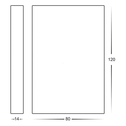 HV3289-GPH - Stylez Graphite Up & Down LED Wall Light