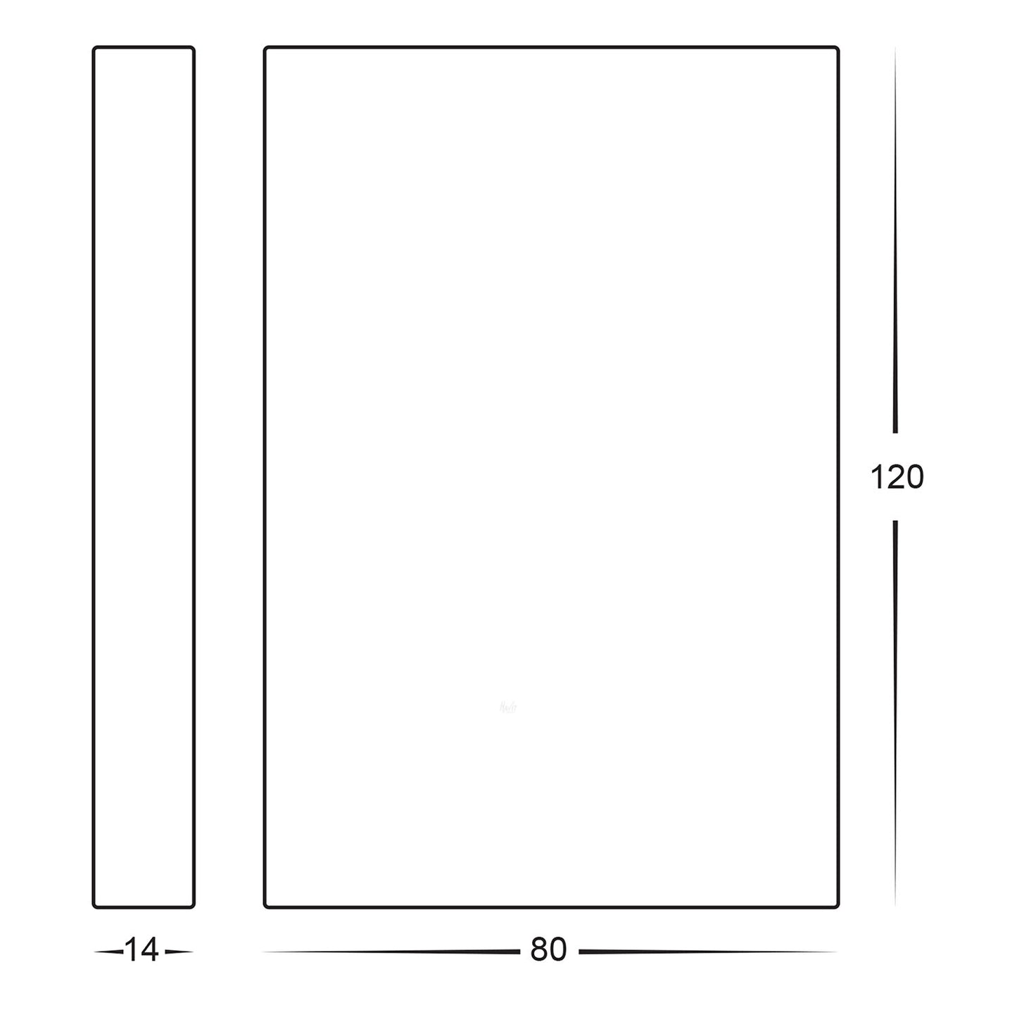 HV3289-BR - Stylez Solid Brass Up & Down LED Wall Light