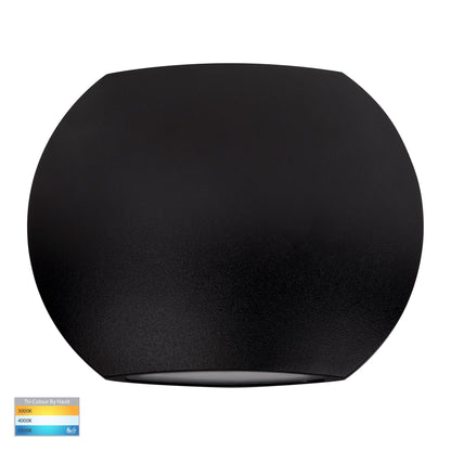 HV35021T-BLK - Cara Black Up & Down Wall Light