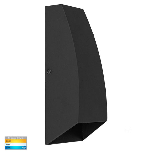 HV3651T-BLK - Cono Black Up & Down LED Wall Light