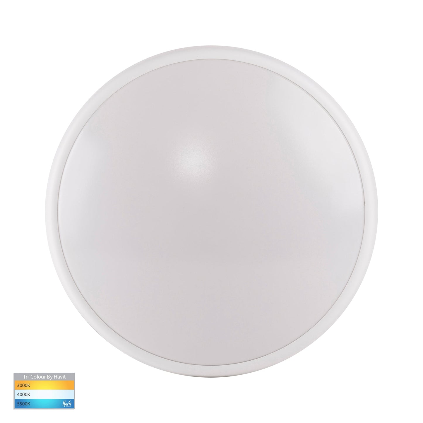 HV5888T-WHT - Ostron White 18w LED Ceiling Mounted Oyster Light