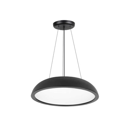 HV5895T-BLK - Black 400mm Round Pendant Light 40w