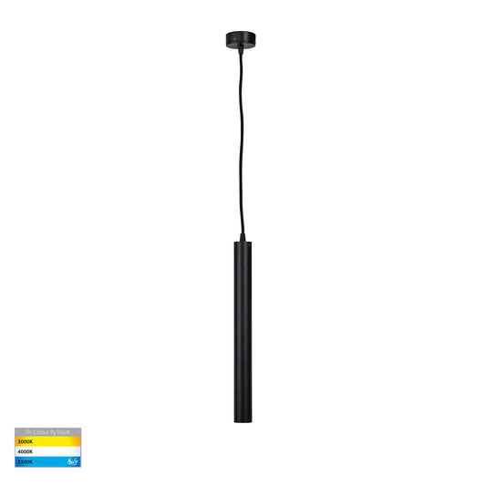 HV5898T-BLK-ND - Henger Black 6w Cylinder LED Pendant