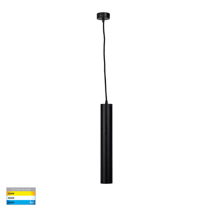 HV5899T-BLK-ND - Henger Black 9w Cylinder LED Pendant