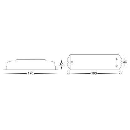 HV9101-DX1-5A - Single Coloue LED Strip Touch Panel Controller + Reciever