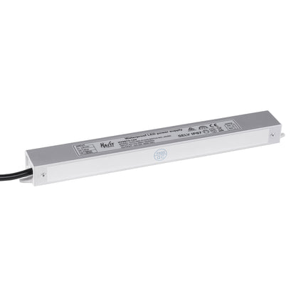 HV9673-12V - 60w 12v DC IP67 Weatherproof LED Driver with Flex & Plug