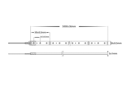 VPR9735IP54-60-5M - VIPER 4.8w 5m LED Strip kit 4000k