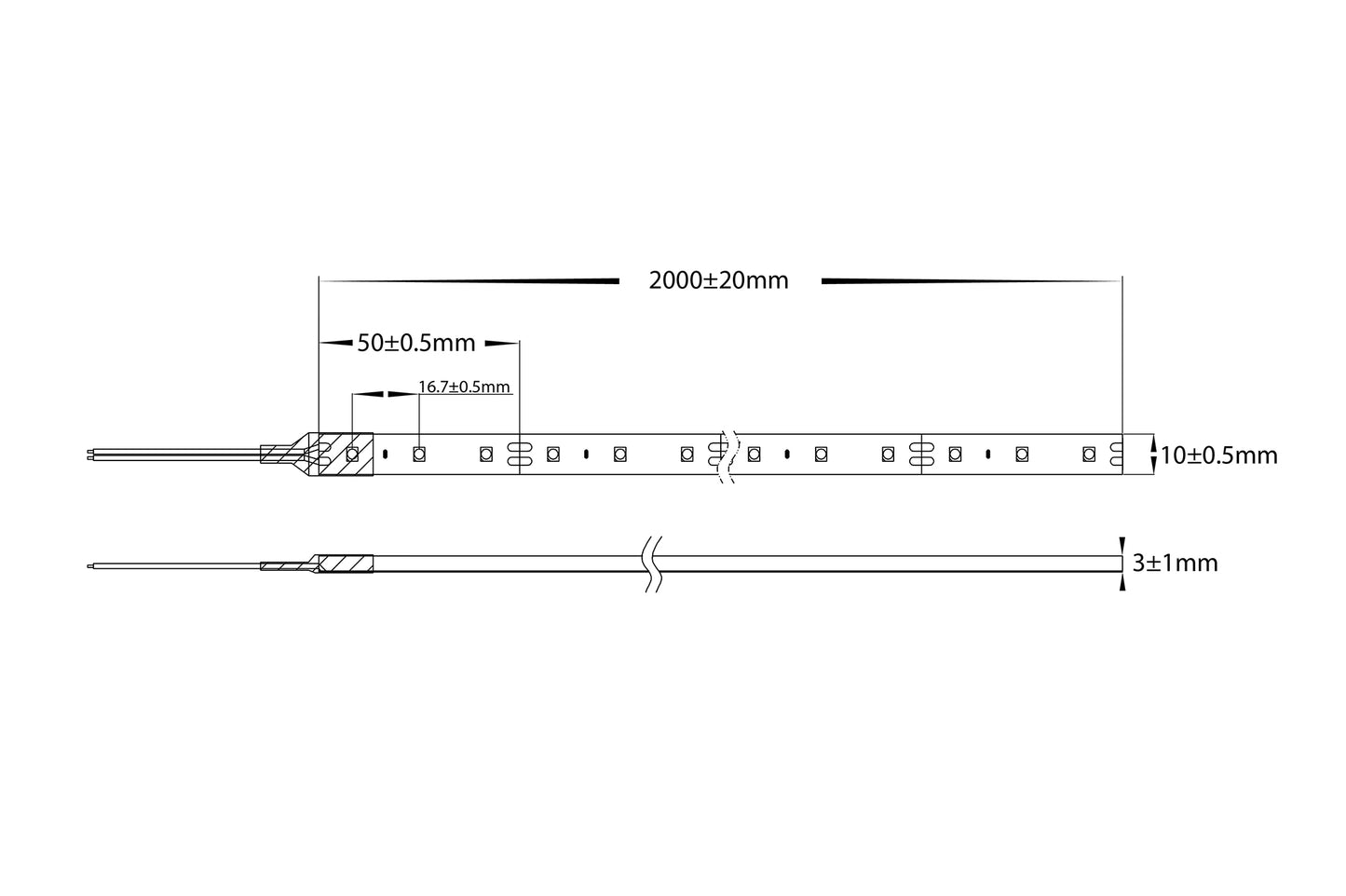 VPR9784IP54-60-2M - VIPER 14.4w 2m LED Strip kit 5500k