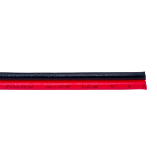 HV9981-1M - 2 Core red and black cable - 1000mm Length
