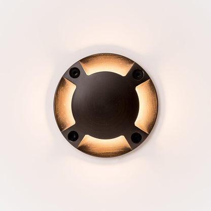 HCP-276423 / HCP-276424 / HCP-276425 - 1.5w Four Way Antique Brass Directional Deck Lights