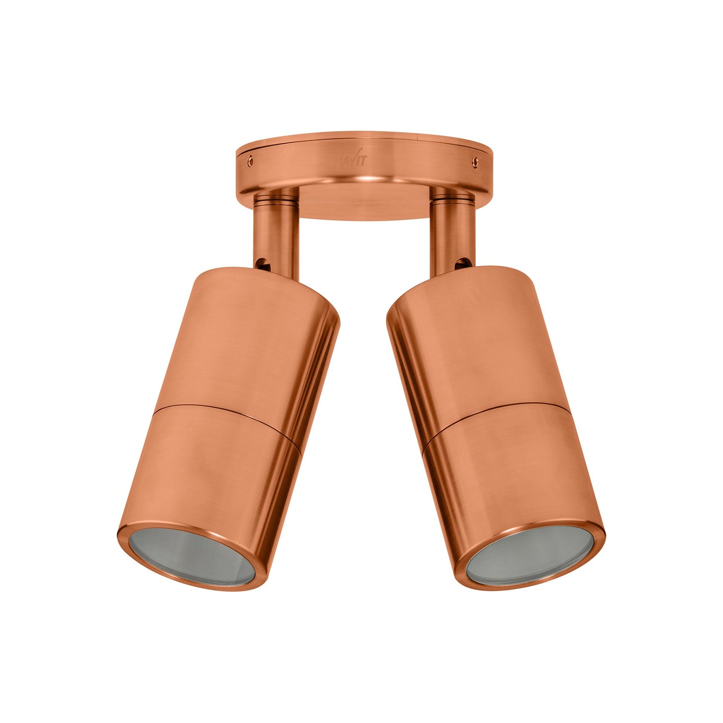 HVCL1396  - Solid Copper Double Adjustable Wall Light