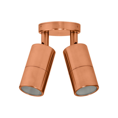 HVCL1396  - Solid Copper Double Adjustable Wall Light