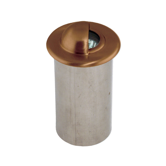 HV2813 - Copper Recessed MR11 Steplight with Small Eyelid