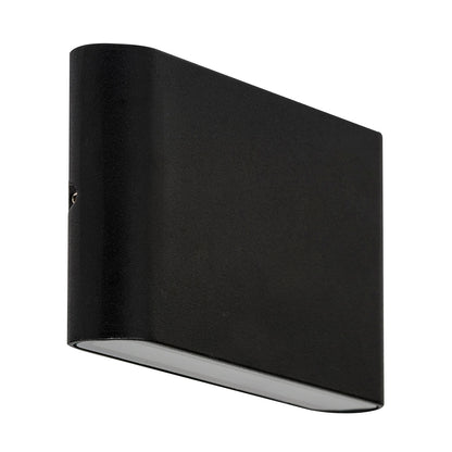 HV3644T-BLK - LISSE Black Up & Down LED Wall Light