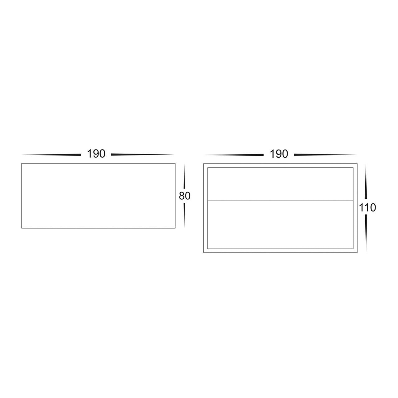 HV3665-WHT - Mia White Up & Down LED Wall Light