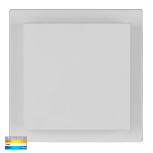 HV3667T-WHT - Pivot White Square LED Wall Light