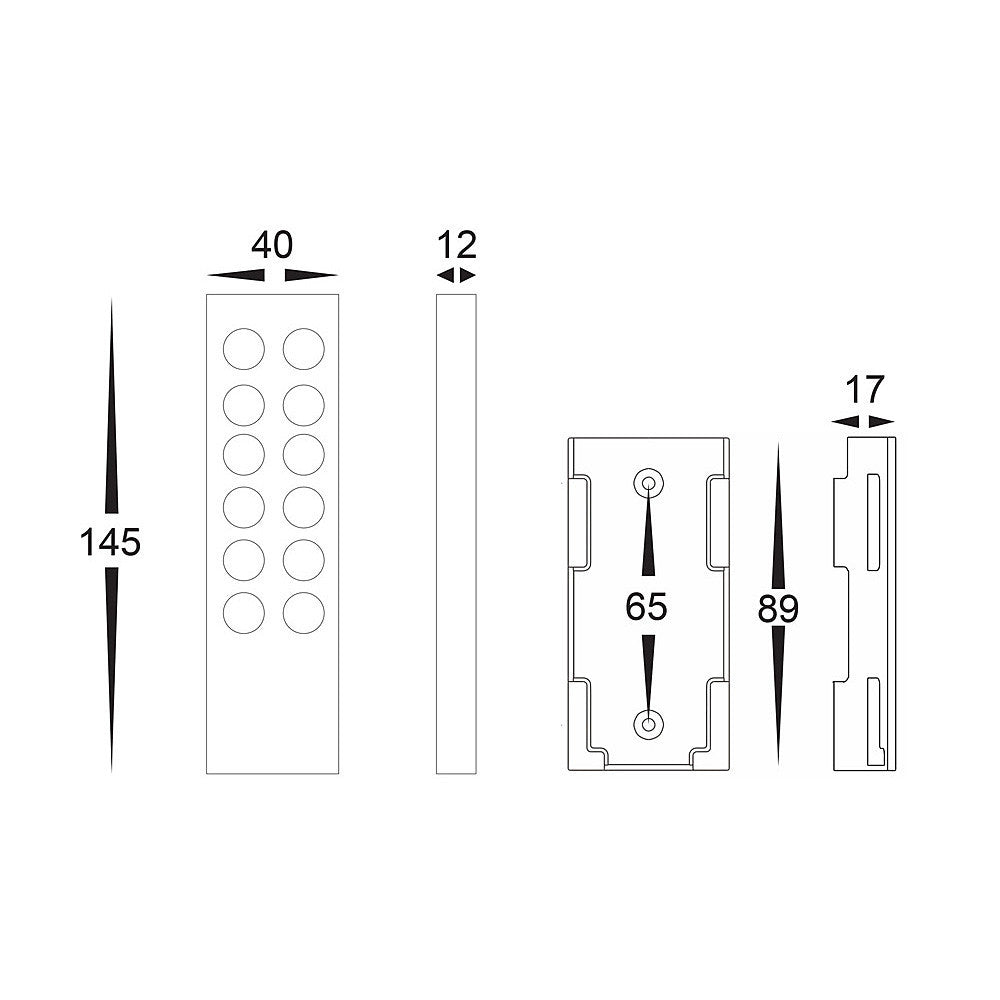 HV9102-V4-5A - RGBC or RGBW LED Strip Remote Controller + Reciever